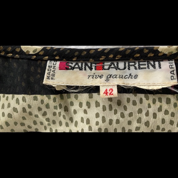 Vintage YVES SAINT LAURENT Silk Ensemble - Picture 5 of 15